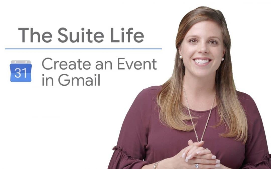 Créer un événement Agenda dans Gmail