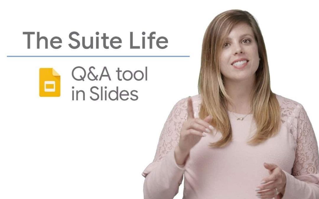 Outil de questions-réponses dans Google Slides