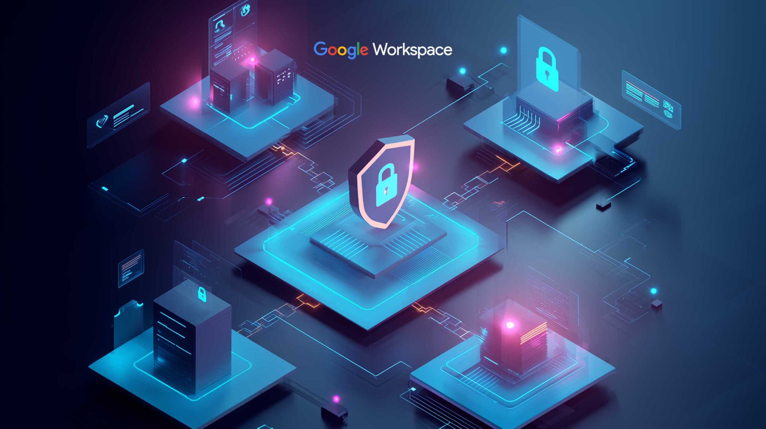 Sérénité Numérique pour TPE/PME européennes : Google Workspace IA & Accompagnement Expert | Bourbon Digital 2 Sécurité-Renforcée-et-Conformité-Absolue