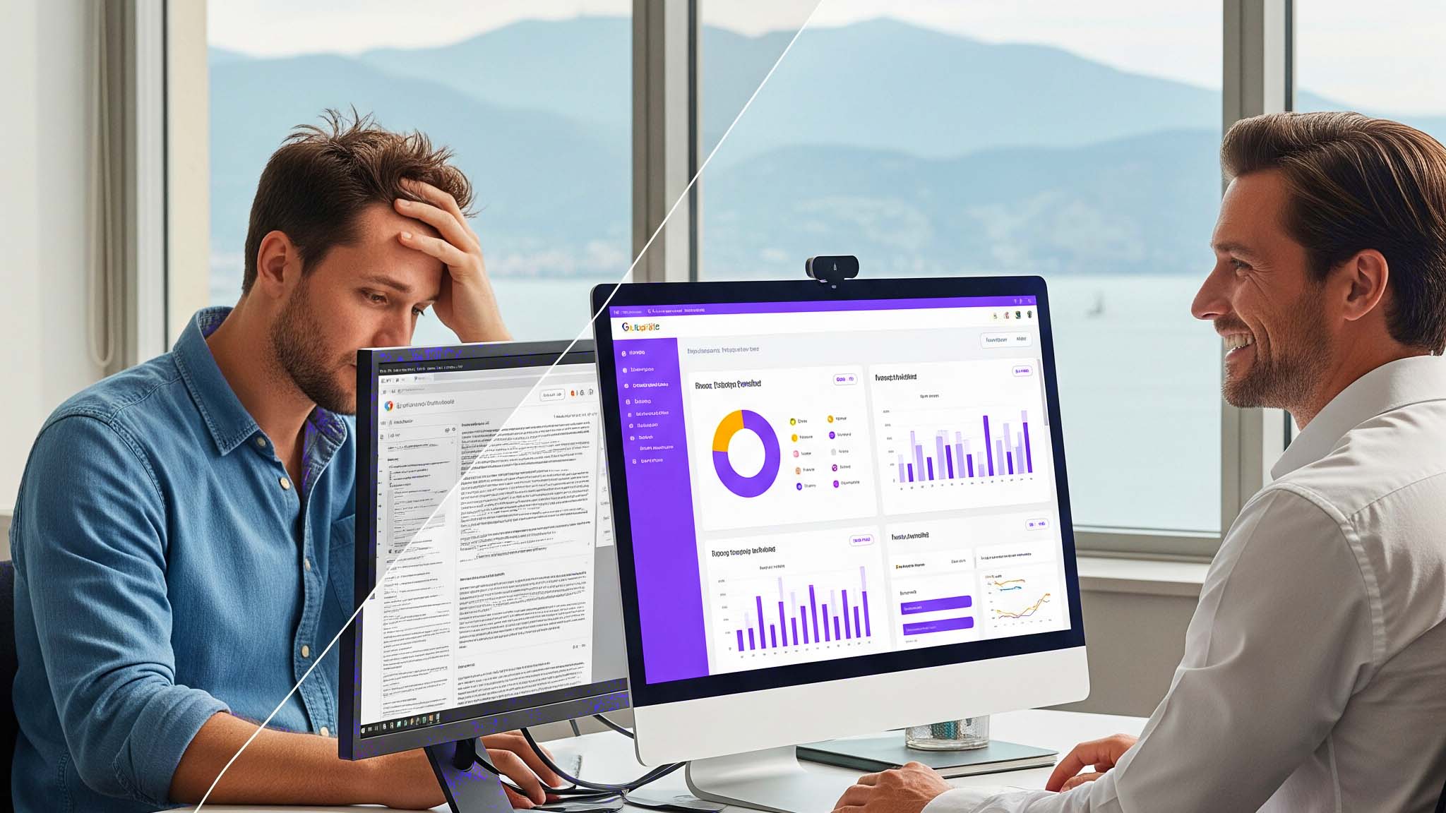 Formation Google Workspace & Adoption 2 avant-apres-google-workspace-stress-serenite