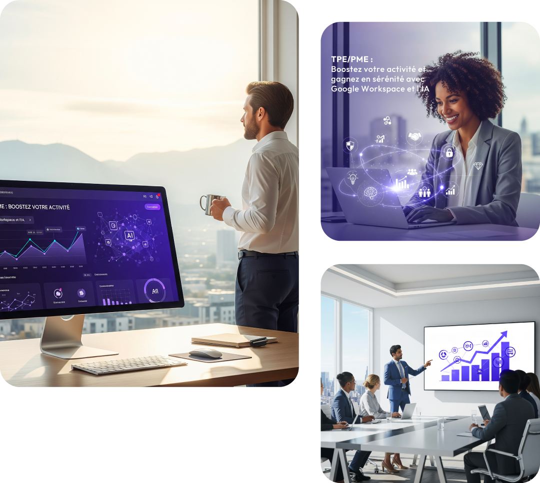 entrepreneure-boost-activite-google-workspace Bourbon-Digital-Hero-Image